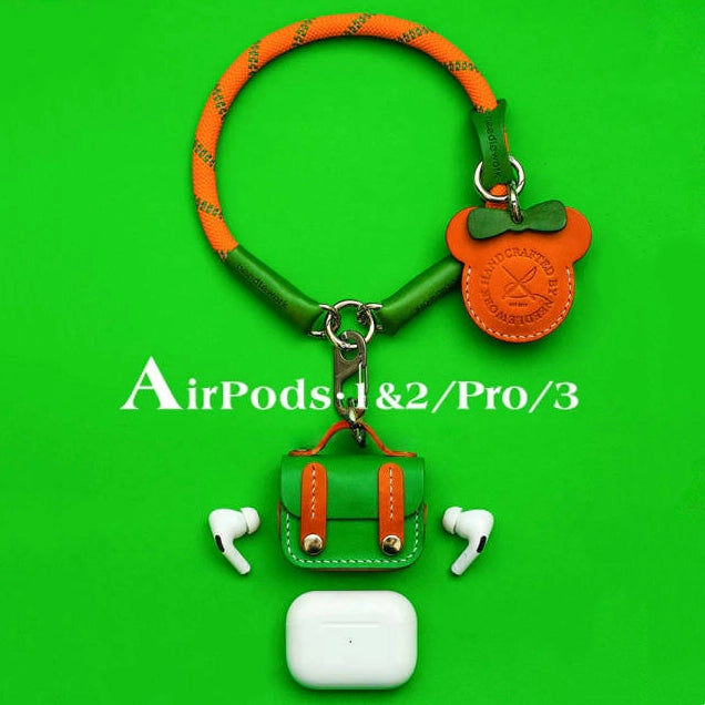 Airpods Pro 2 Case | With Leather Keychain | 2nd Gen