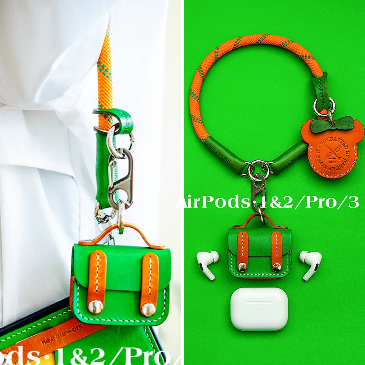 Airpods Pro 2 Case | With Leather Keychain | 2nd Gen