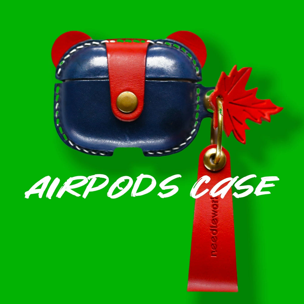 Airpods 1/2 Case | Leather Keychain | 1st / 2nd Gen