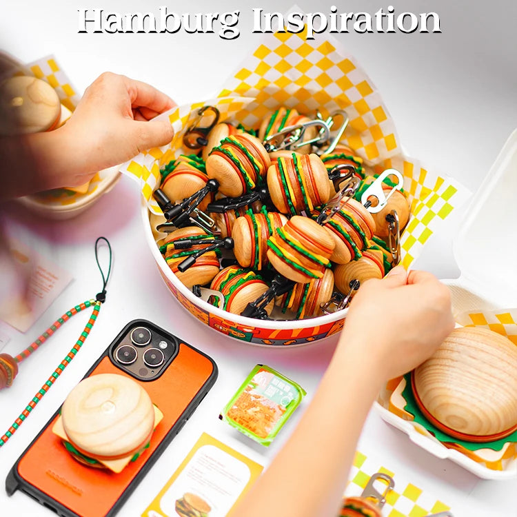 Hamburger | Charm Strap For Phone Case