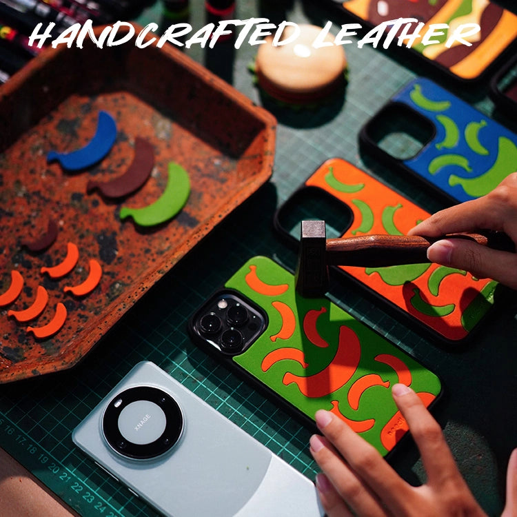 iPhone 16e Case | Hand Made Leather | Banana Design