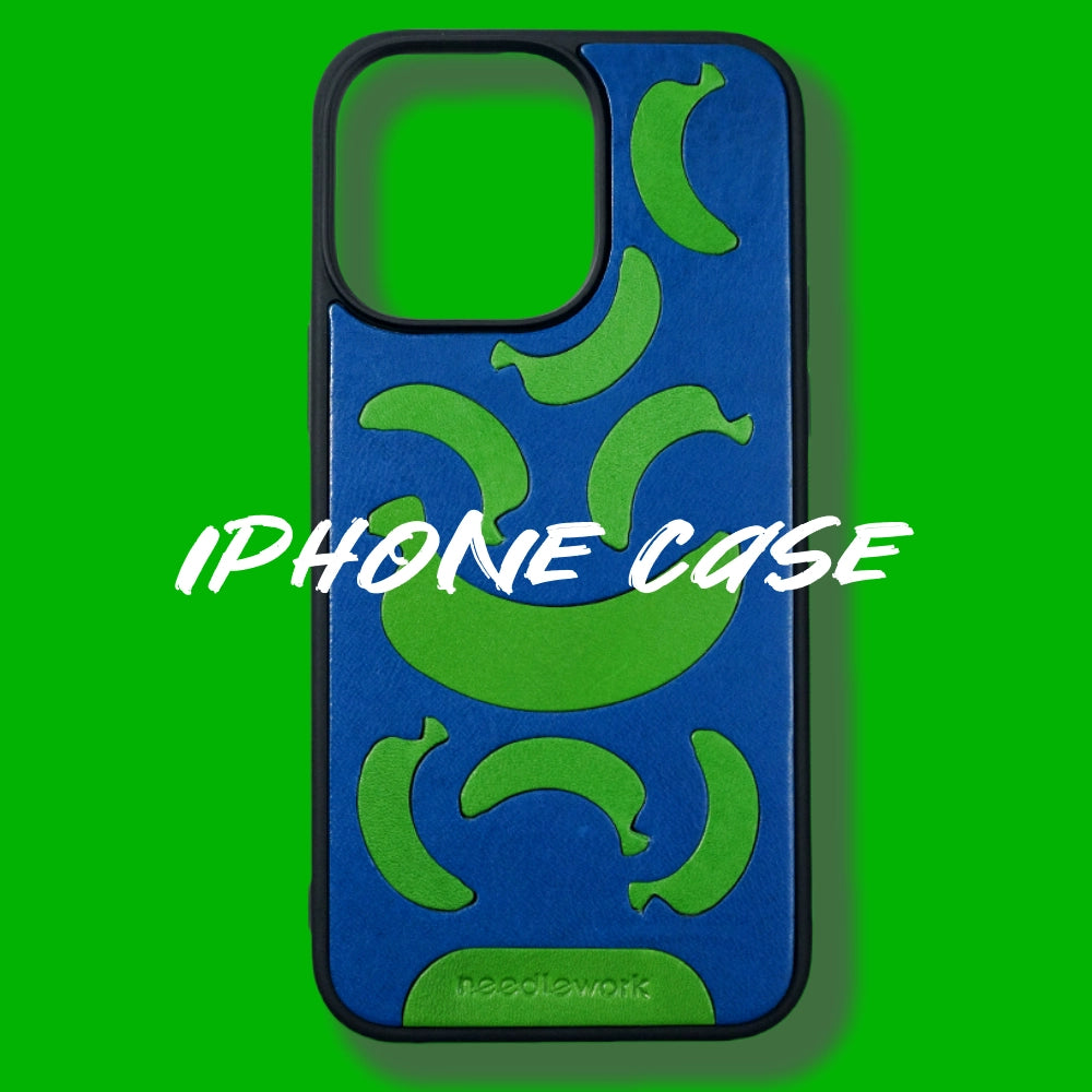 iPhone 16e Case | Hand Made Leather | Banana Design