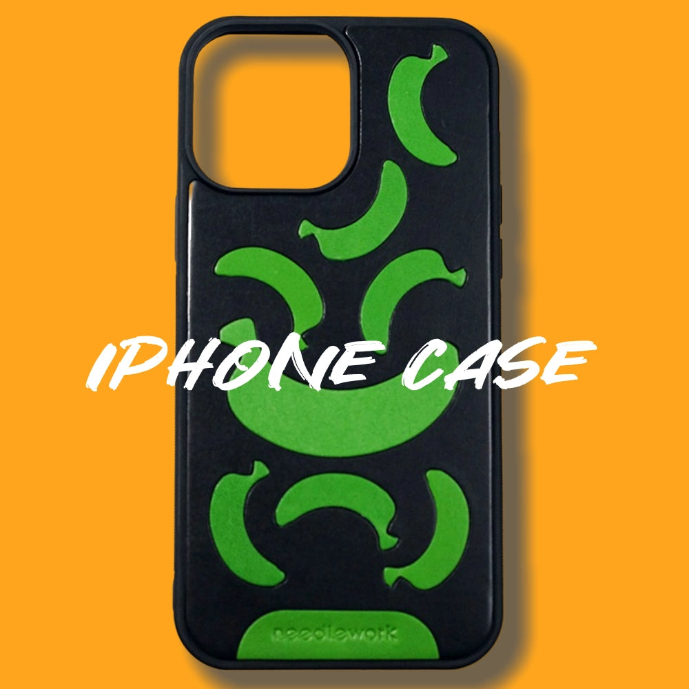 iPhone 16e Case | Hand Made Leather | Banana Design
