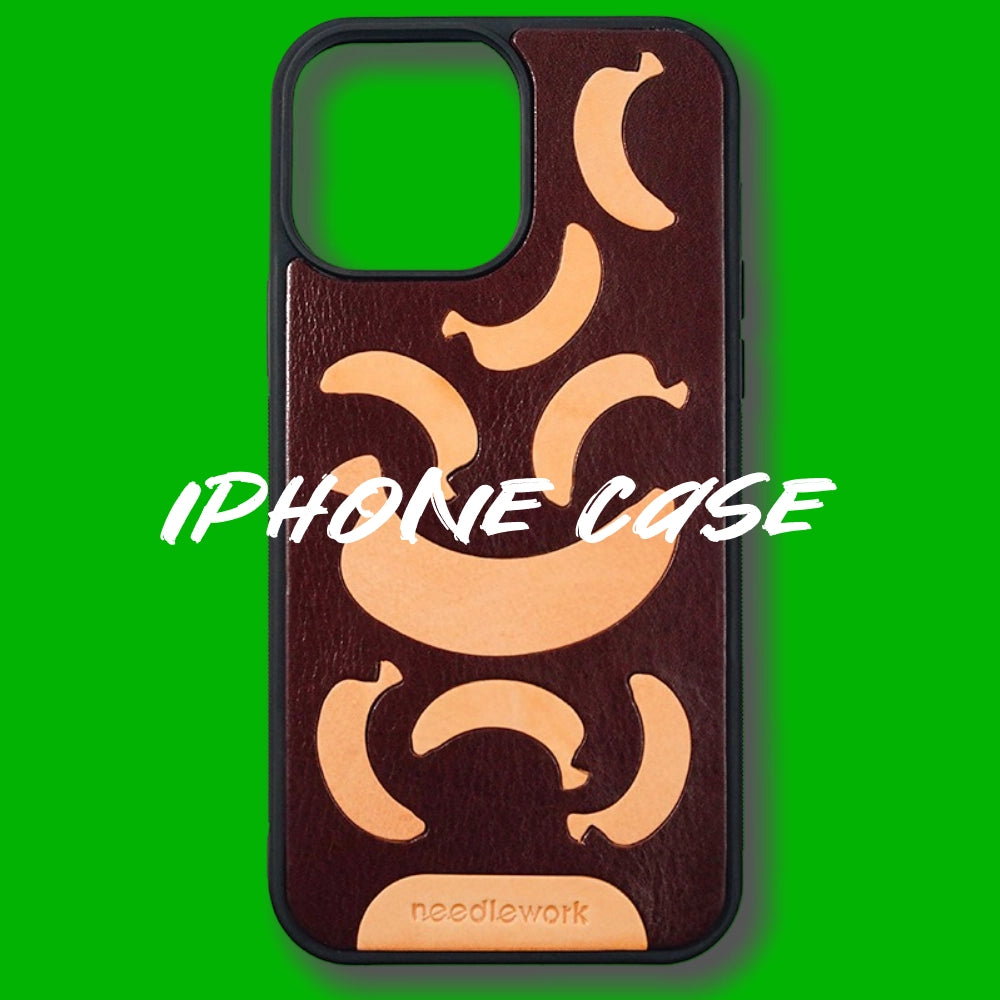 iPhone 16e Case | Hand Made Leather | Banana Design