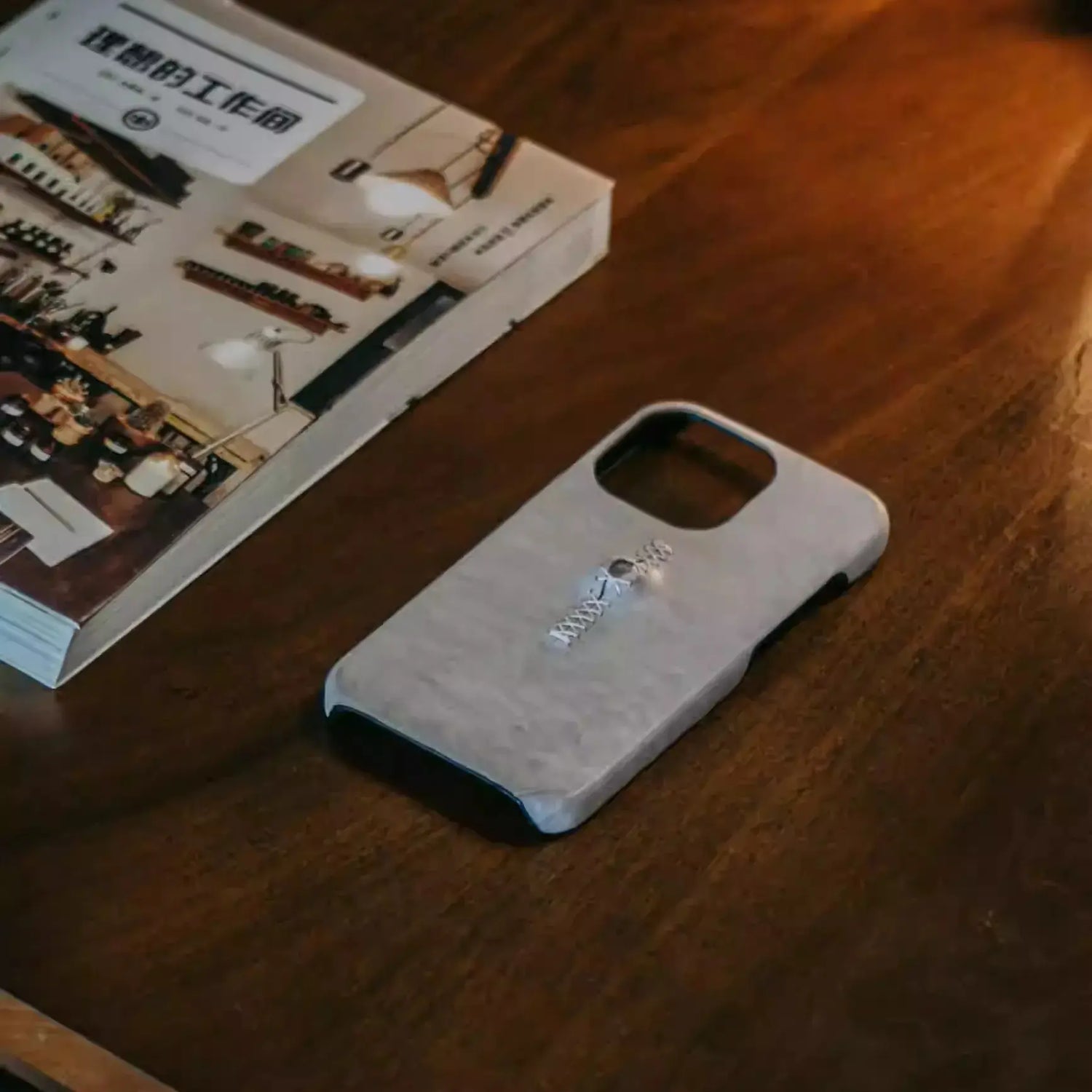 iPhone 12 Pro Max Case | 3D Eye Sutures - Handmade Leather