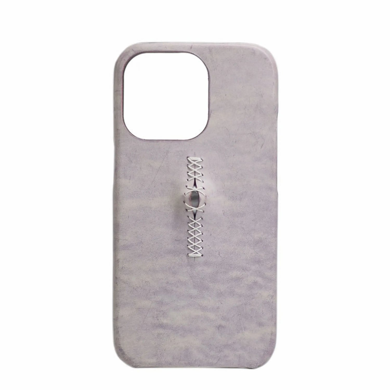 iPhone 12 Pro Max Case | 3D Eye Sutures - Handmade Leather