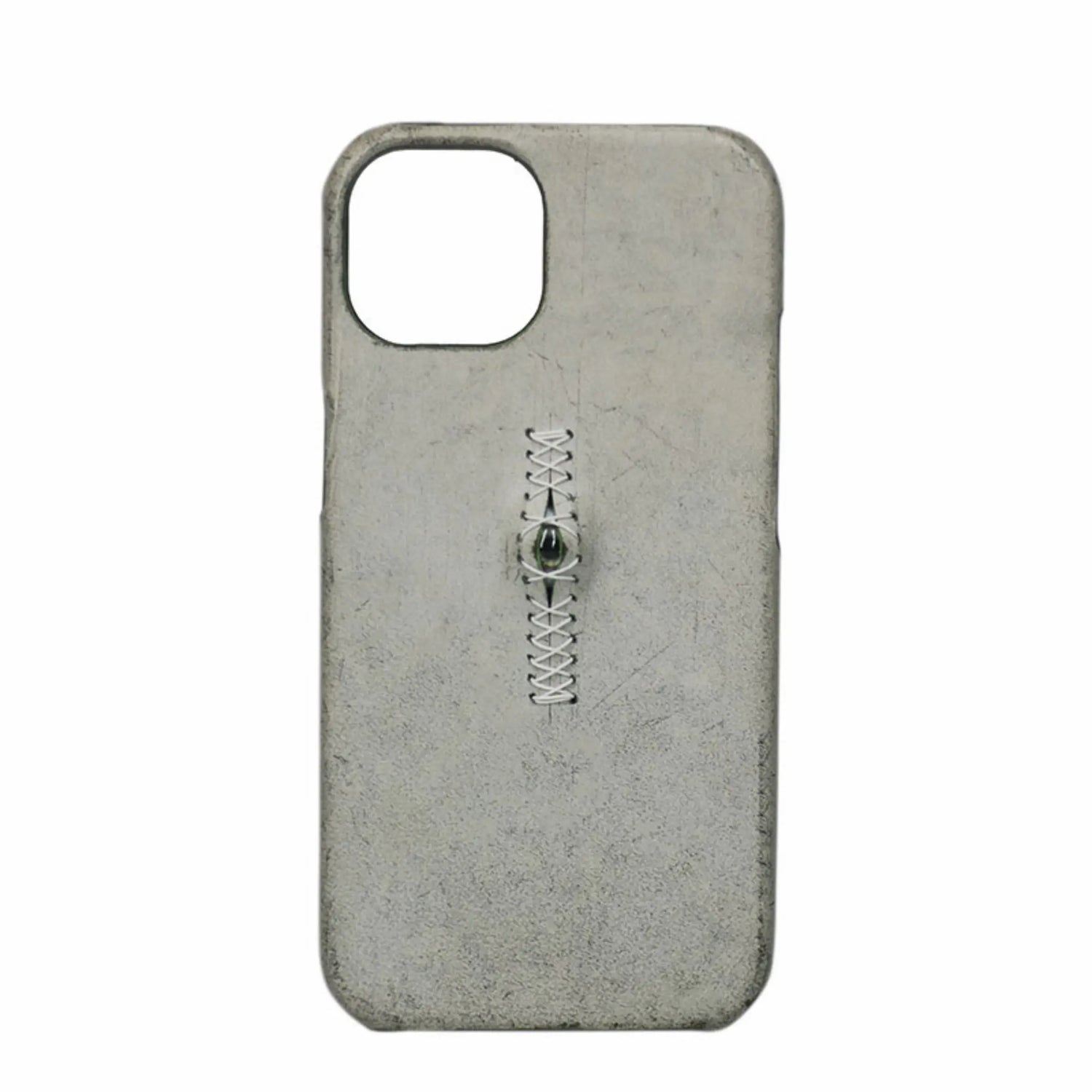 iPhone 12 Pro Max Case | 3D Eye Sutures - Handmade Leather