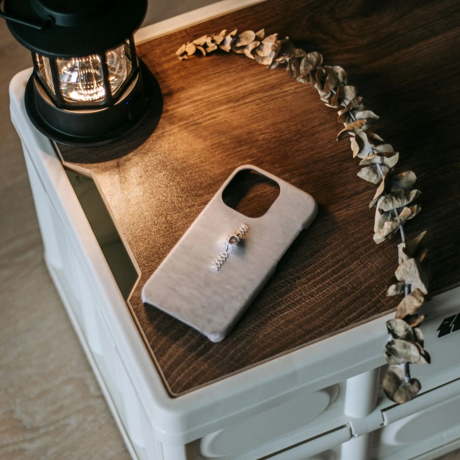 iPhone 12 Pro Max Case | 3D Eye Sutures - Handmade Leather