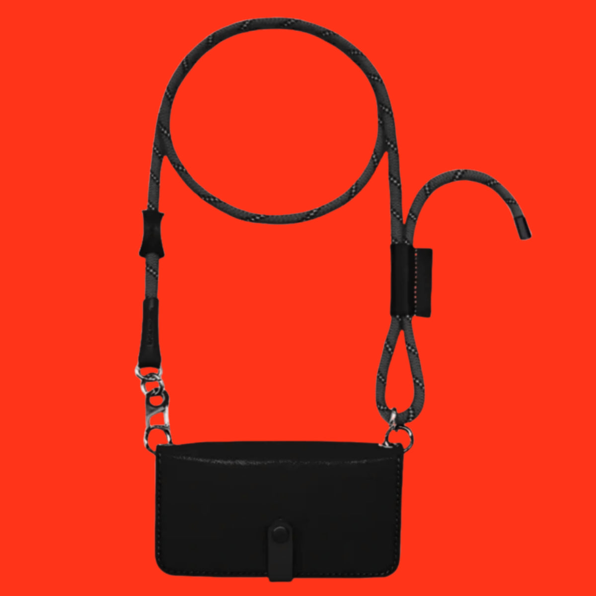 iPhone 16 Case | Leather Strap Flip Wallet