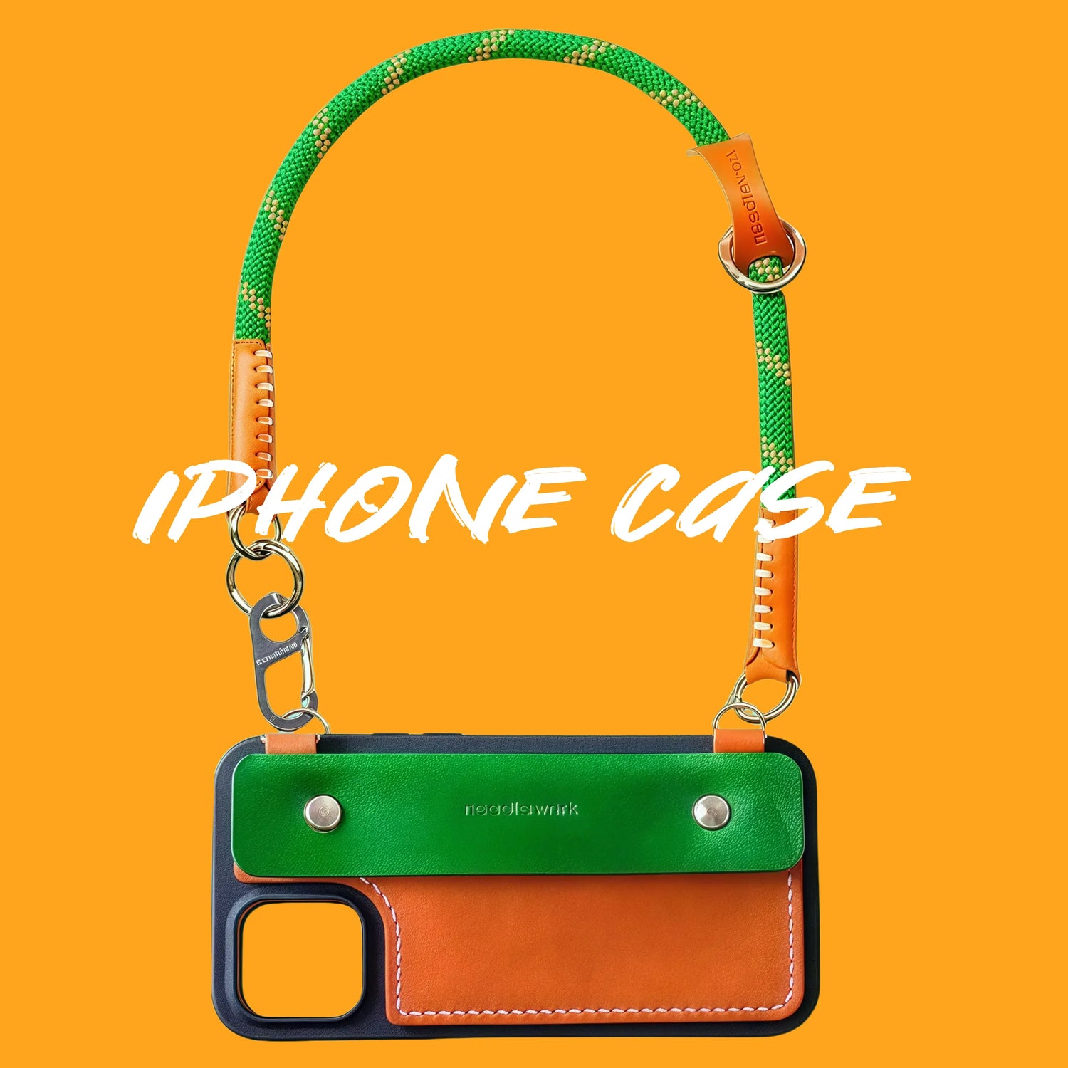 iPhone 13 Pro Max Case | Leather Strap Wallet