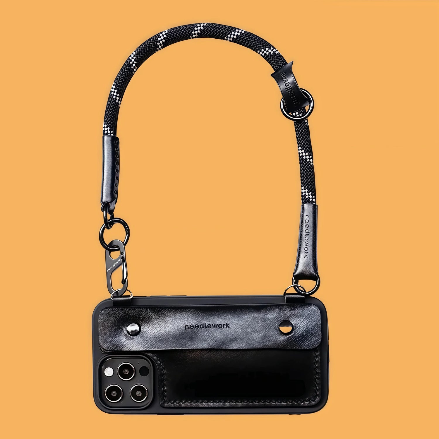 iPhone 13 Pro Max Case | Leather Strap Wallet