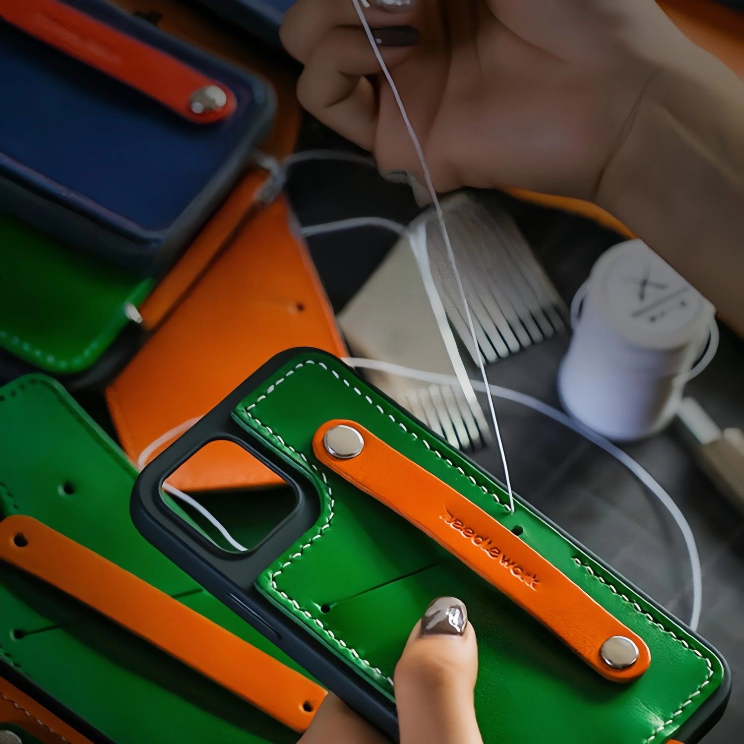 iPhone 12 Pro Max Case | Leather Strap Card