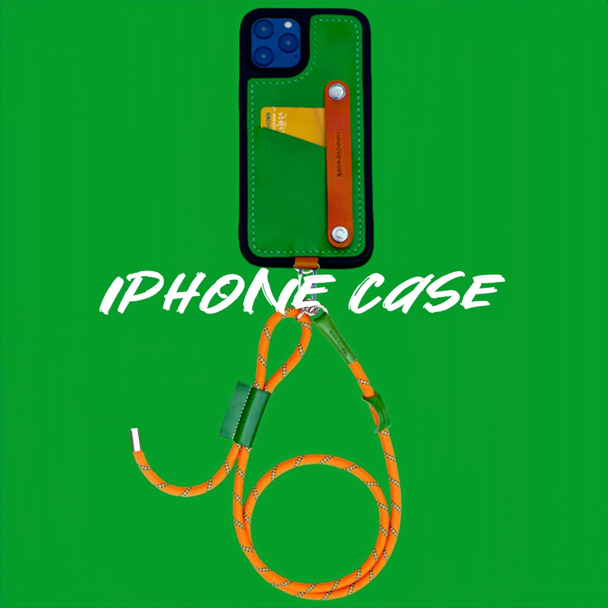 iPhone 12 Pro Max Case | Leather Strap Card