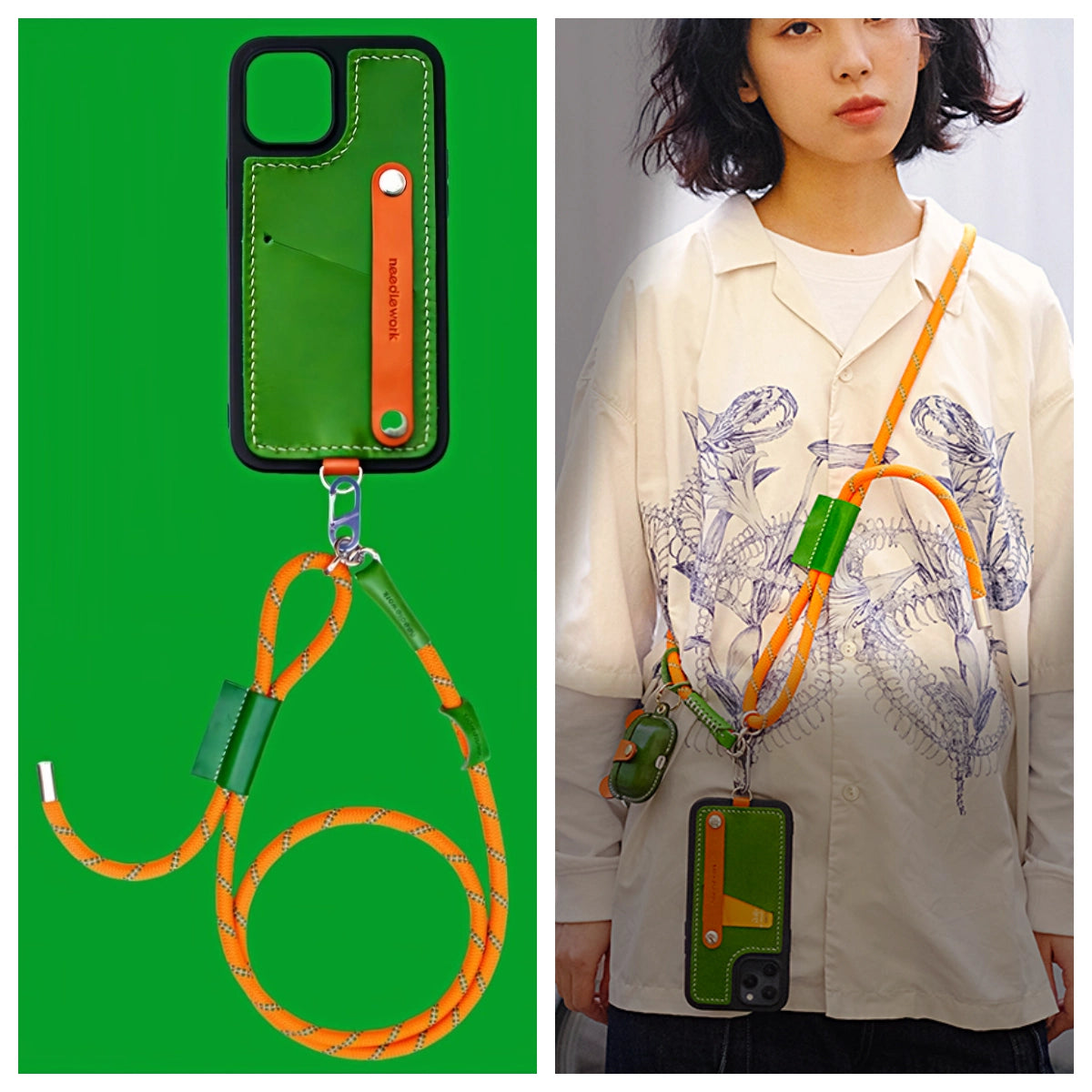 iPhone 12 Pro Max Case | Leather Strap Card