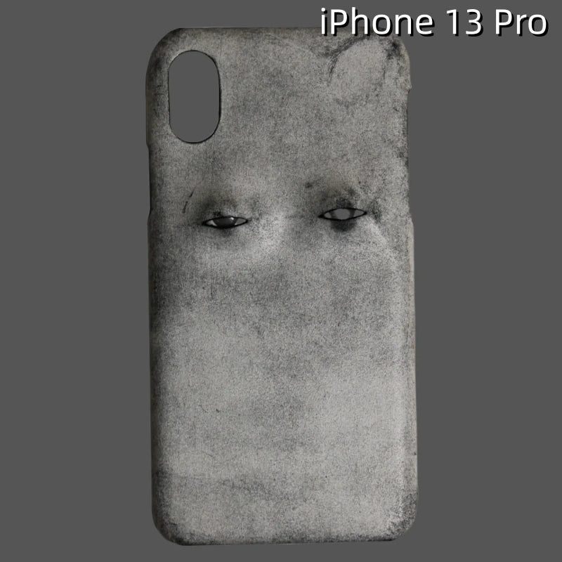 iPhone 13 Pro Leather Case | with 3D Eye Pattern