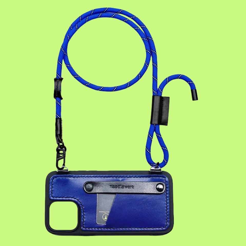 iPhone 12 Pro Max | Leather Strap Card Holder Case