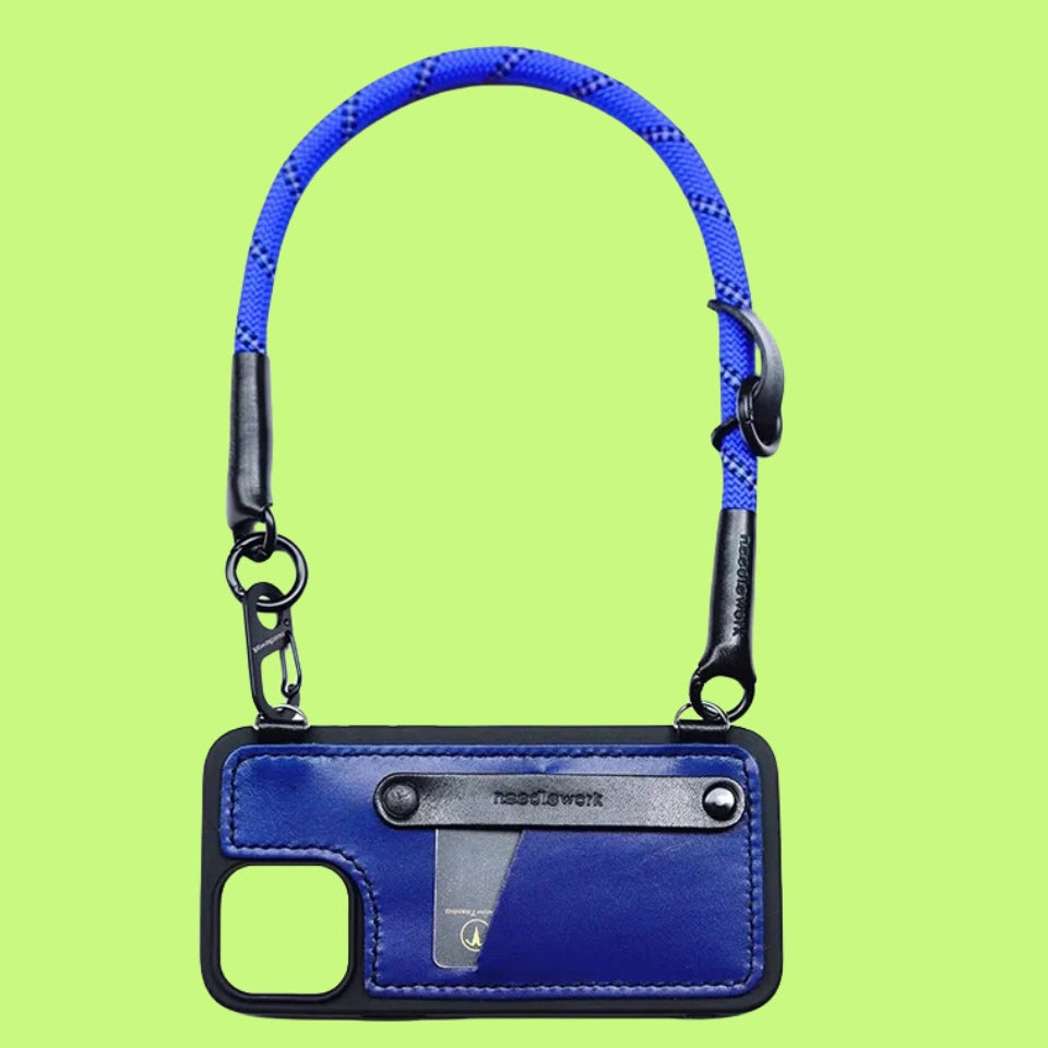 iPhone 12 Pro Max | Leather Strap Card Holder Case