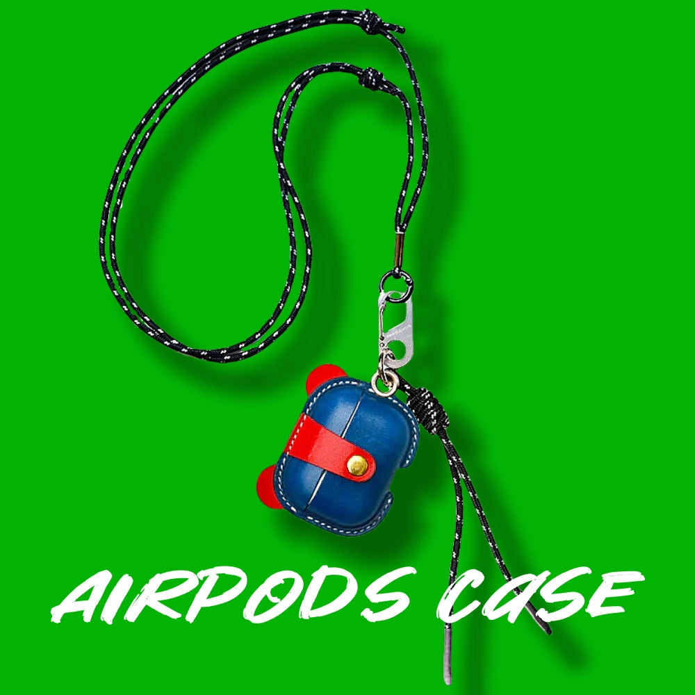 Airpods 1/2 Case | Leather Keychain | 1st / 2nd Gen