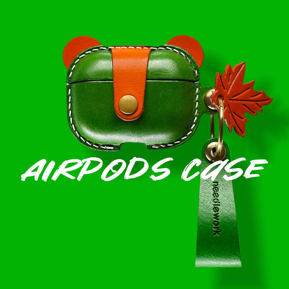 Airpods 1/2 Case | Leather Keychain | 1st / 2nd Gen