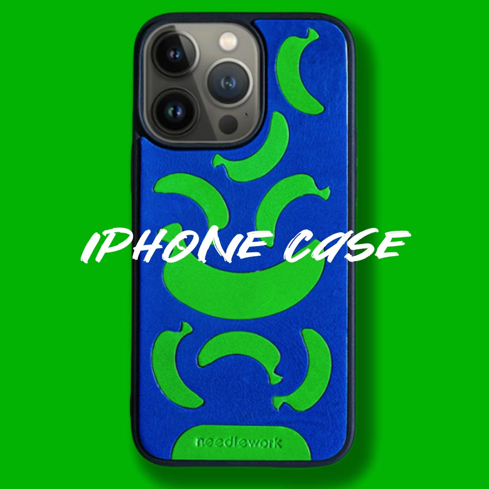 iPhone 16e Case | Hand Made Leather | Banana Design