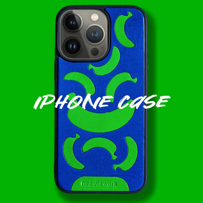 iPhone 16e Case | Hand Made Leather | Banana Design