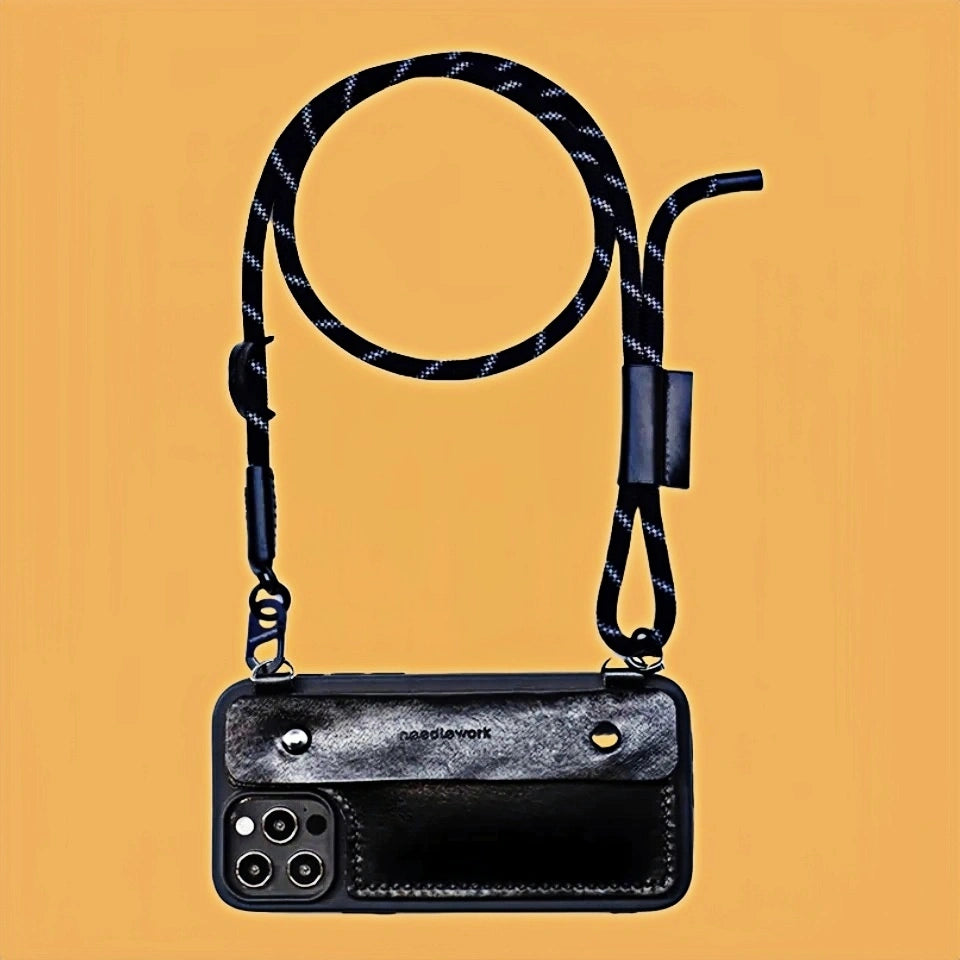iPhone 13 Pro Max Case | Leather Strap Wallet