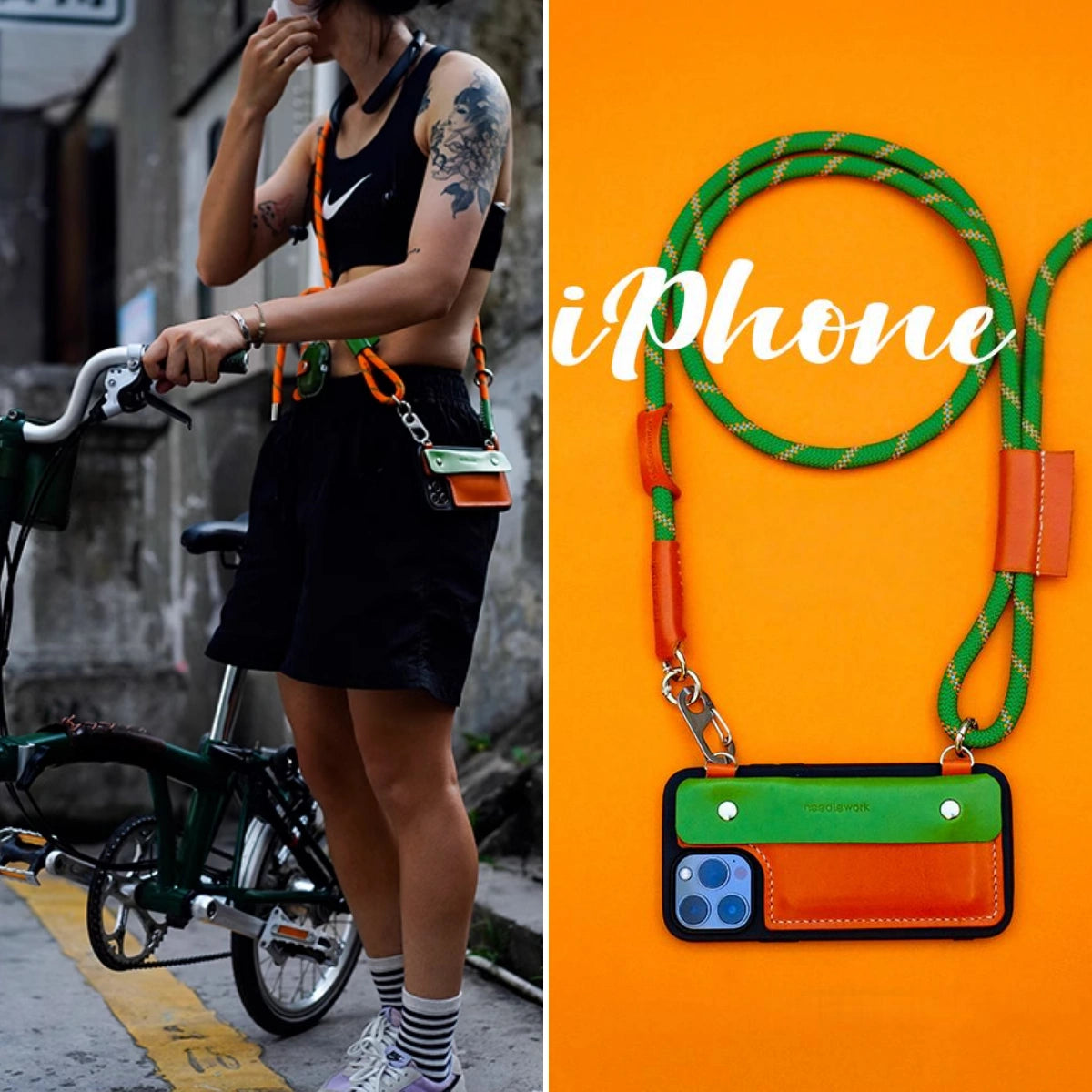iPhone 13 Pro Max Case | Leather Strap Wallet
