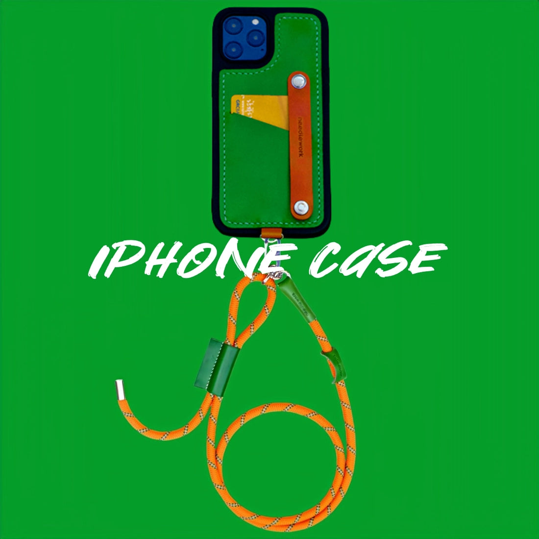 iPhone 12 Pro Max Case | Leather Strap Card