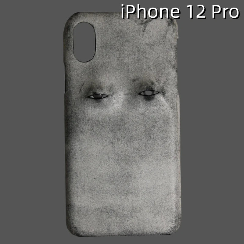 iPhone 12 Pro Leather Case | with 3D Eye Pattern