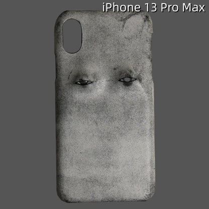 iPhone 13 Pro Max Leather Case | with 3D Eye Pattern