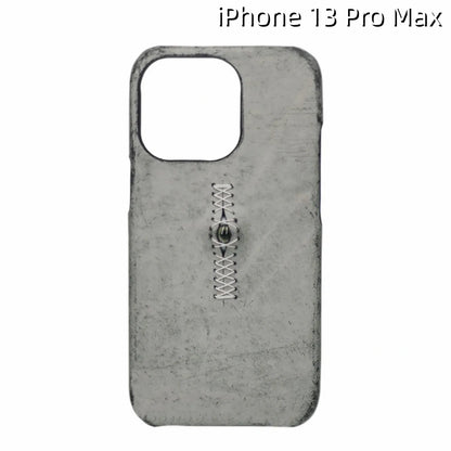 iPhone 13 Pro Max Leather Case | with 3D Eye Sutures Design