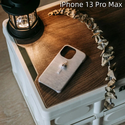 iPhone 13 Pro Max Leather Case | with 3D Eye Sutures Design
