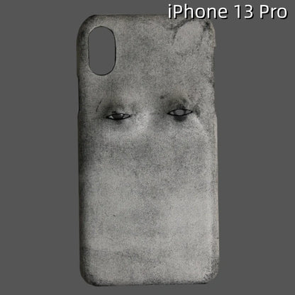iPhone 13 Pro Leather Case | with 3D Eye Pattern