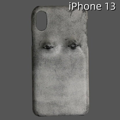 iPhone 13 Leather Case | with 3D Eye Pattern