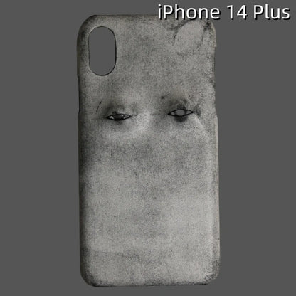 iPhone 14 Plus Leather Case | with 3D Eye Pattern