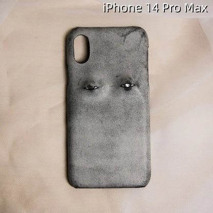 iPhone 14 Pro Max Leather Case | with 3D Eye Pattern