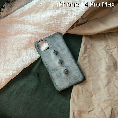 iPhone 14 Pro Max Leather Case | with 3D Eye Pattern