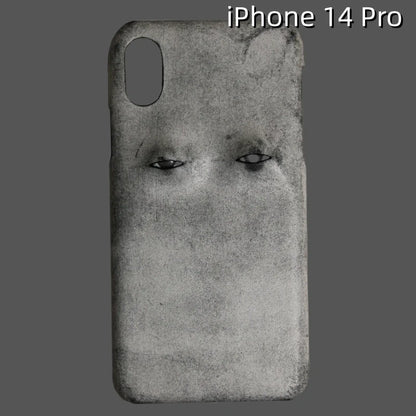 iPhone 14 Pro Leather Case | with 3D Eye Pattern