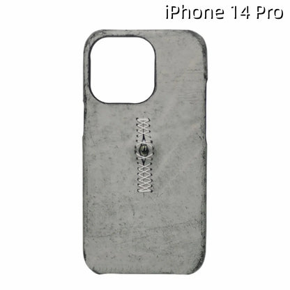 iPhone 14 Pro Leather Case | with 3D Eye Sutures Design