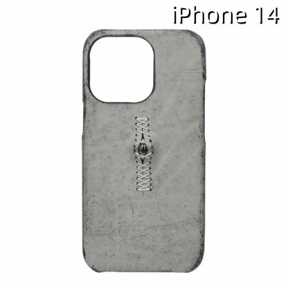 iPhone 14 Leather Case | with 3D Eye Sutures Design