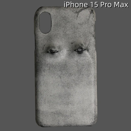 iPhone 15 Pro Max Leather Case | with 3D Eye Pattern