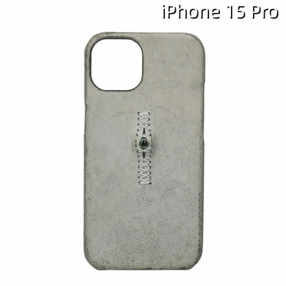iPhone 15 Pro Leather Case | with 3D Eye Sutures Design