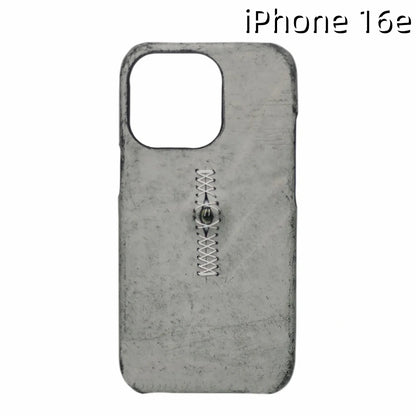iPhone 16e Leather Case | with 3D Eye Sutures Design