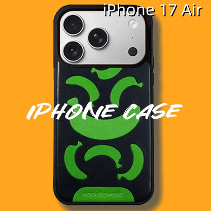 iPhone 17 Air Leather Case | with Hand Made | Banana Design