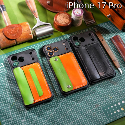 iPhone 17 Pro Leather Case | with Removable Strap and Wallet