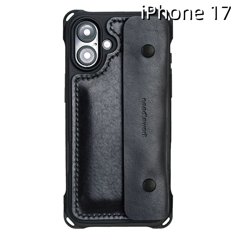 iPhone 17 Leather Case | with Removable Strap and Wallet