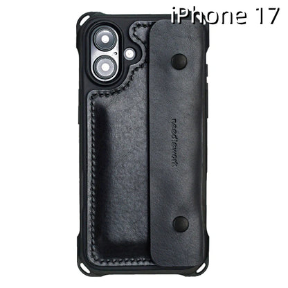 iPhone 17 Leather Case | with Removable Strap and Wallet
