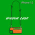 iPhone 12 Leather Case | with Strap Crossbody and Card Holder