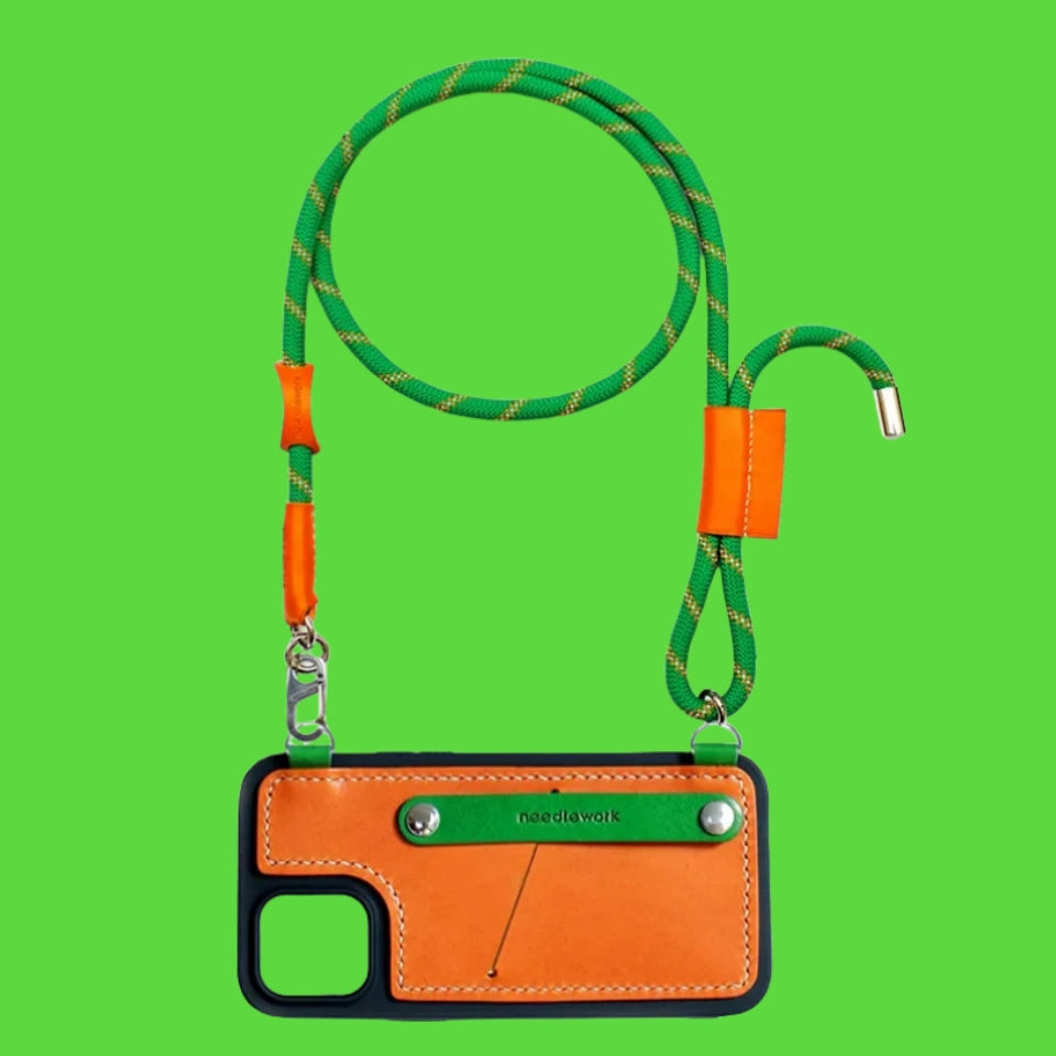 iPhone 12 Pro Max | Leather Strap Card Holder Case